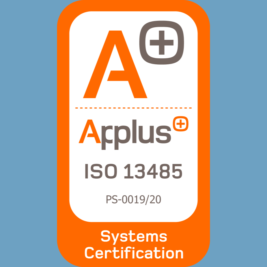 Certificado Applus ISO 13485