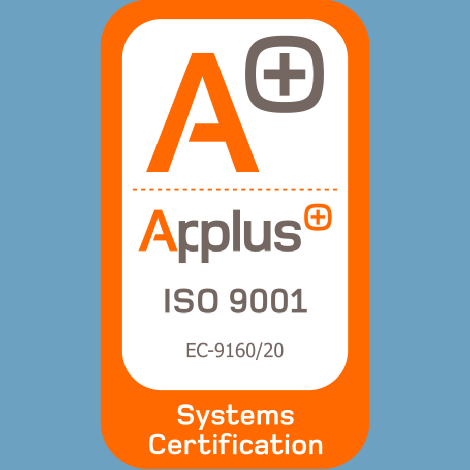 Certificado Applus ISO 9001