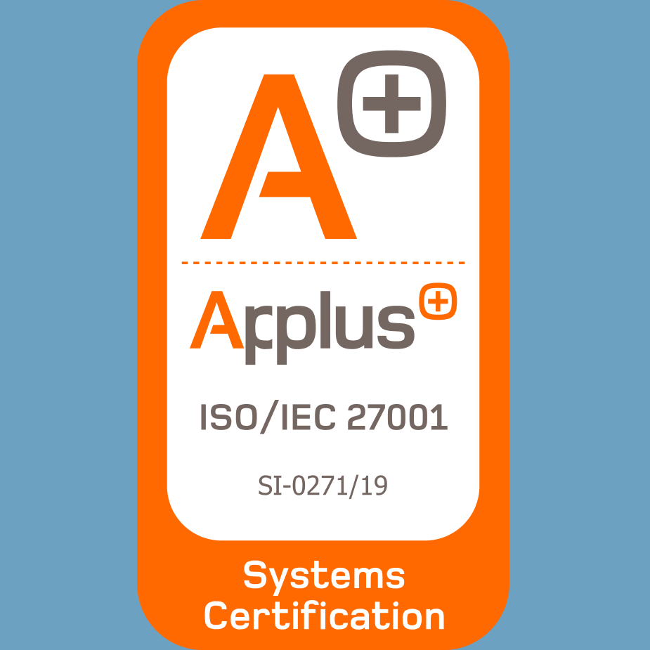 Certificado Applus ISO/IEC 27001