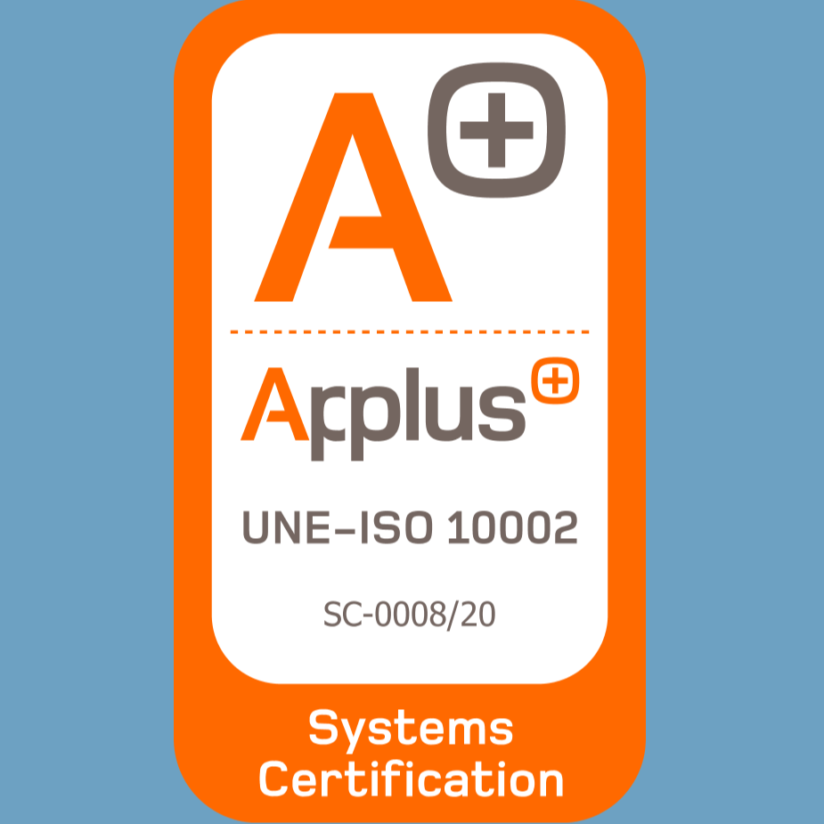 Certificado Applus UNE-ISO 10001